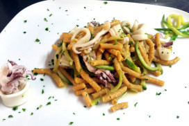 Passatelli Calamari e Zucchine del Luna Rossa